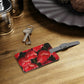 Flowers 09 Saffiano Polyester Luggage Tag, Rectangle