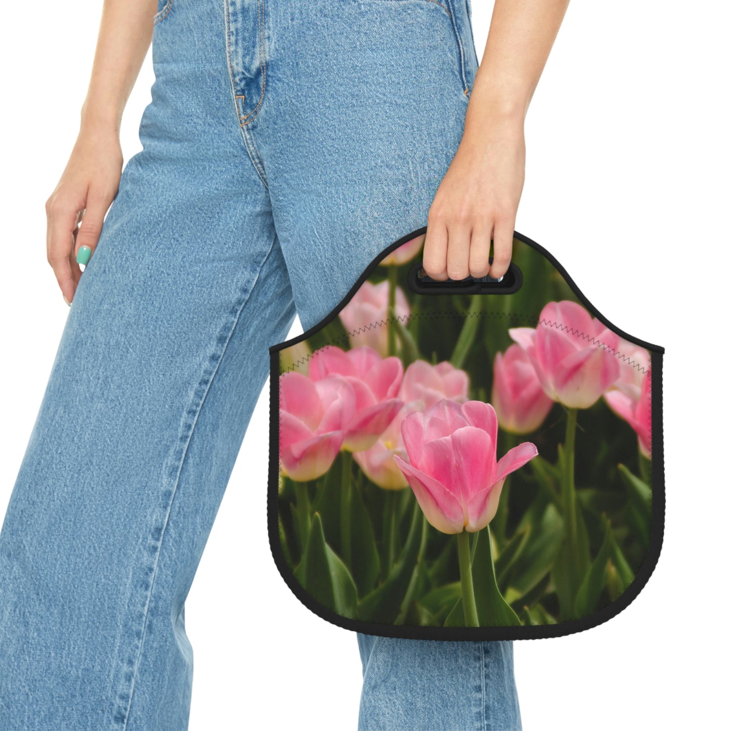 Flowers 17 Neoprene Lunch Bag