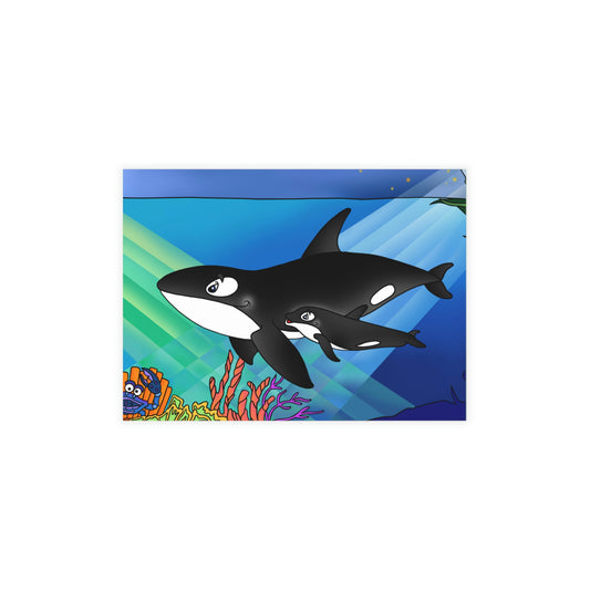 Orcas Greeting Card Bundles (envelopes not included)