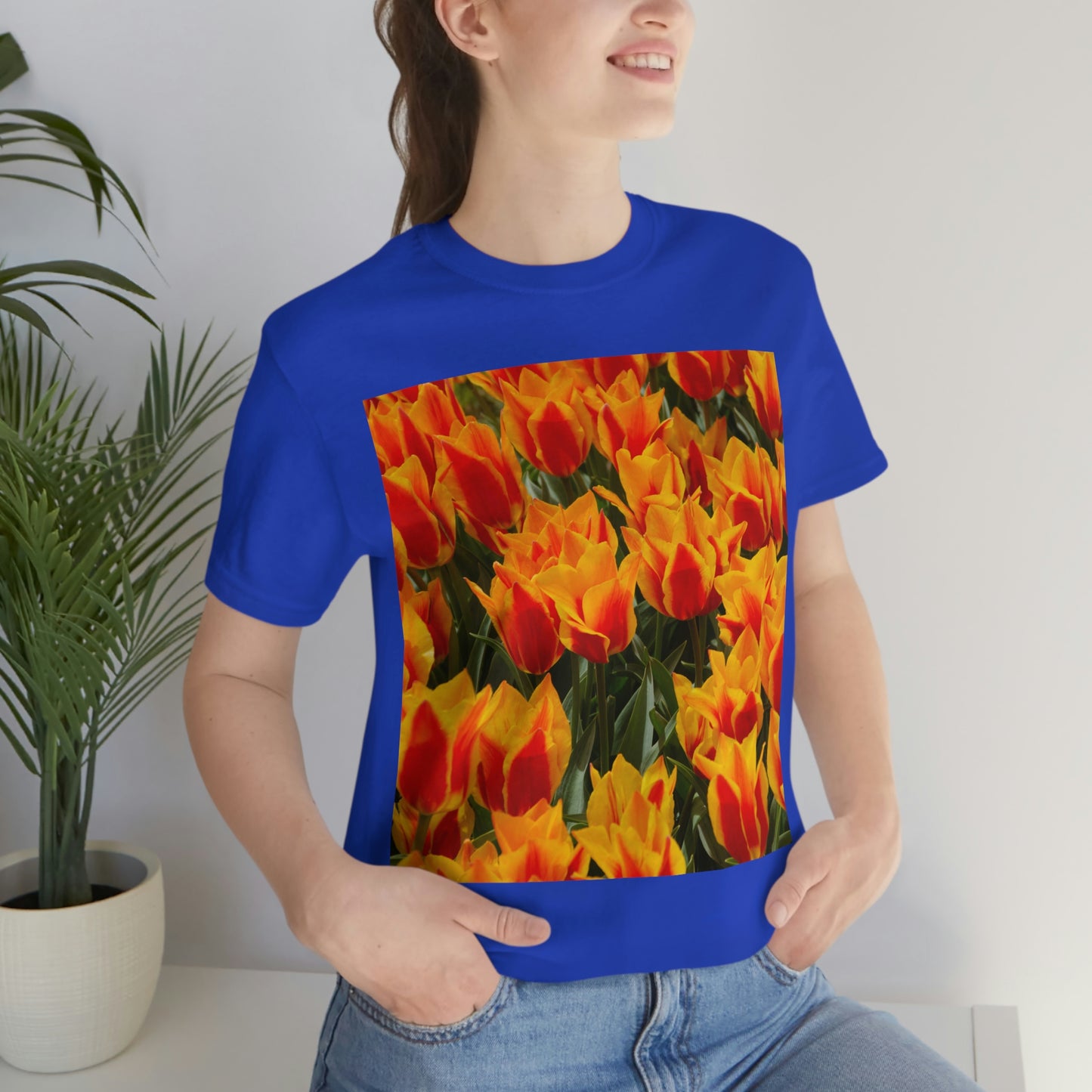 Flowers 18 Unisex Jersey Short Sleeve Tee