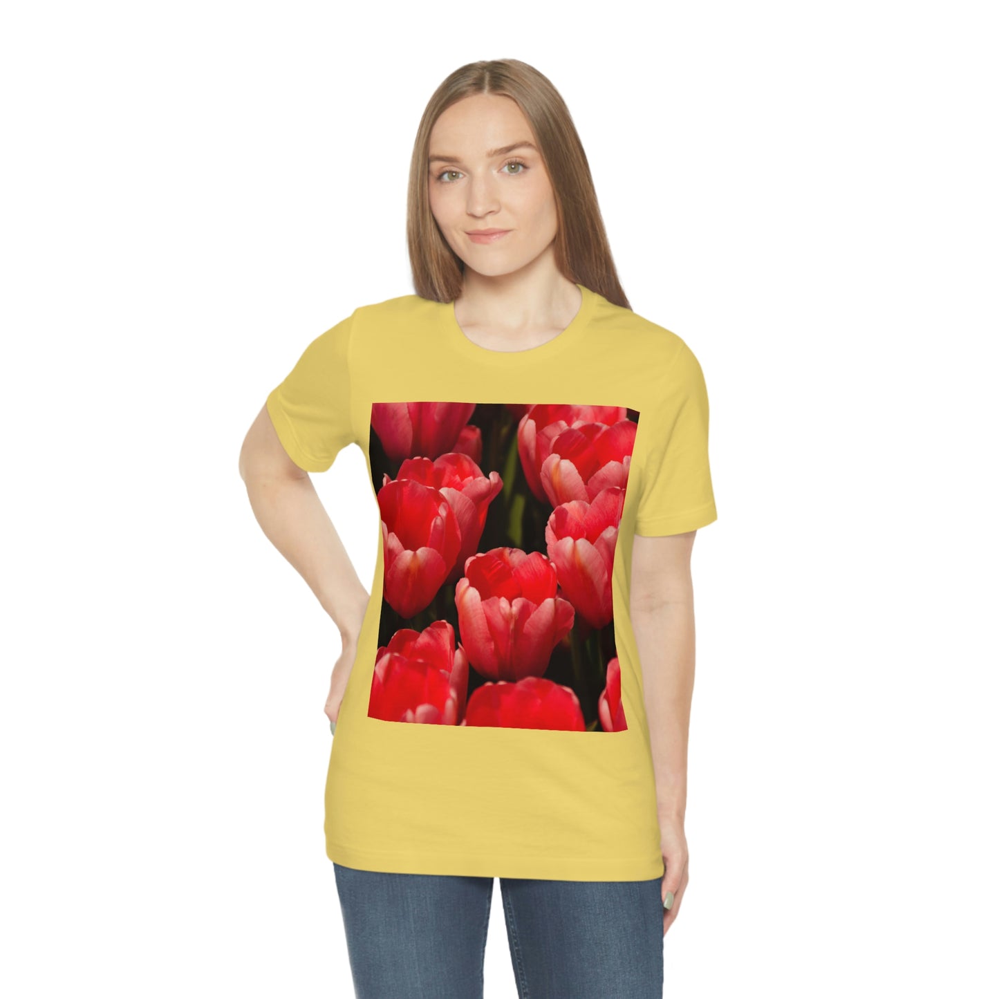 Flowers 09 Unisex Jersey Short Sleeve Tee