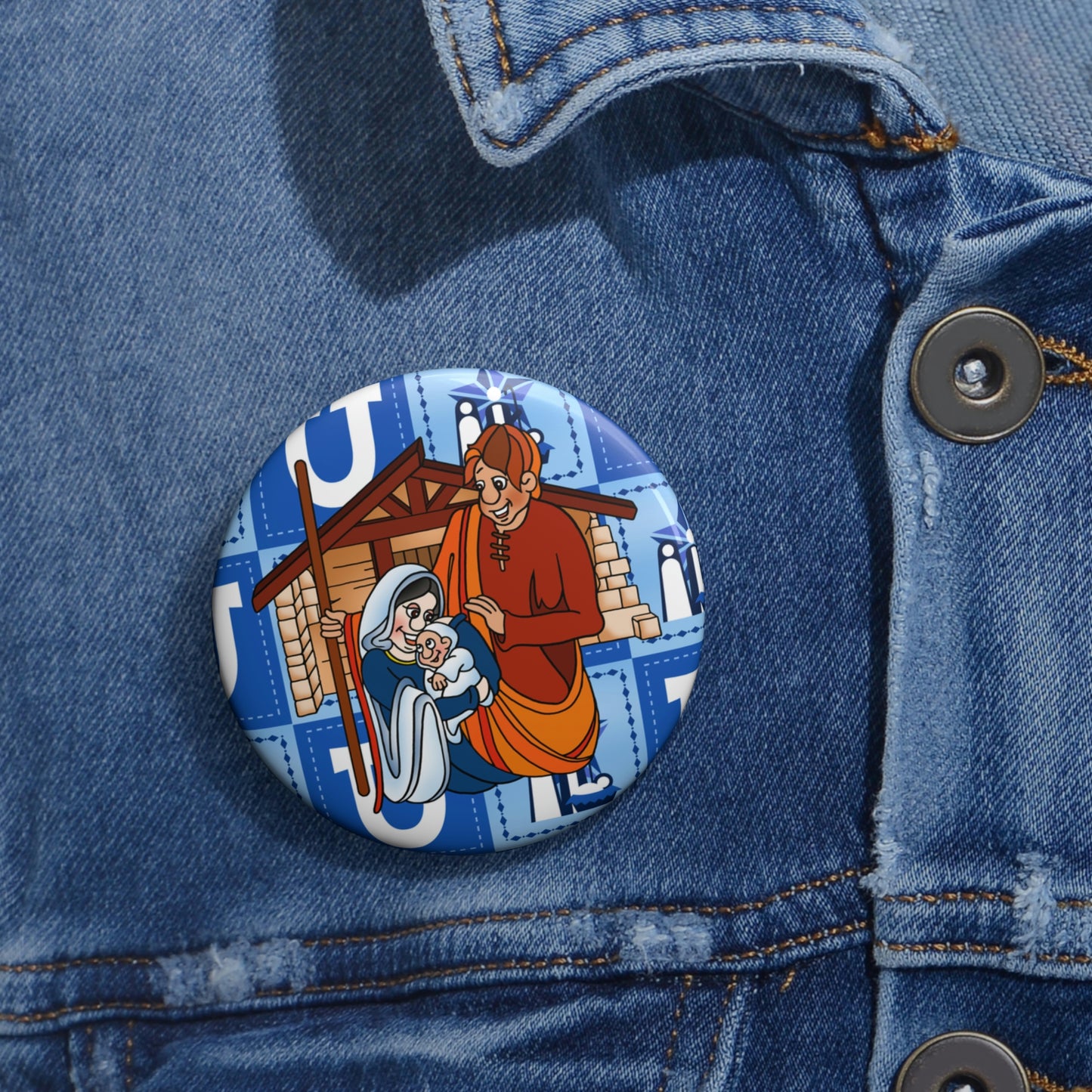 The Bible as Simple as ABC U Custom Pin Buttons