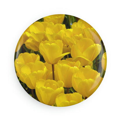 Flowers 23 Button Magnet, Round (1 & 10 pcs)