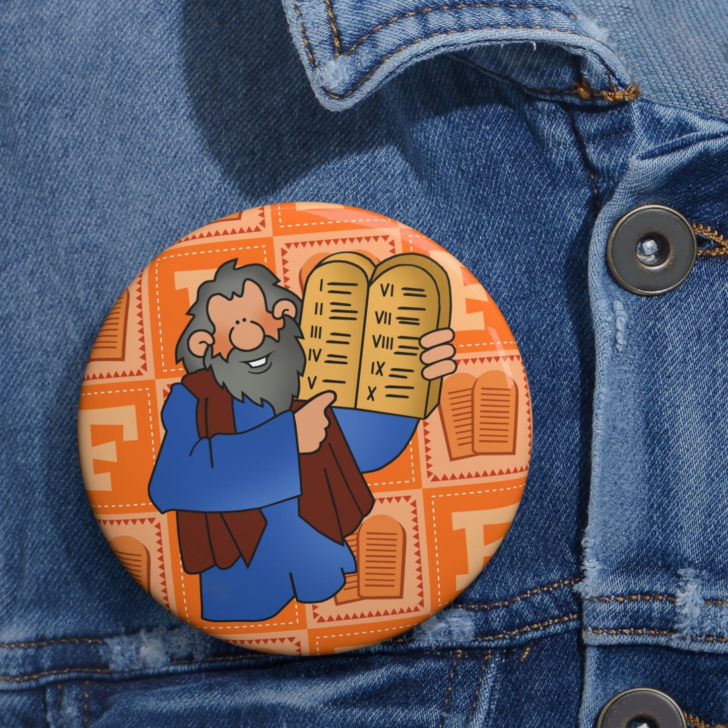 The Bible as Simple as ABC F Custom Pin Buttons