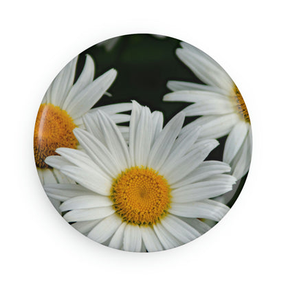 Flowers 01 Button Magnet, Round (1 & 10 pcs)