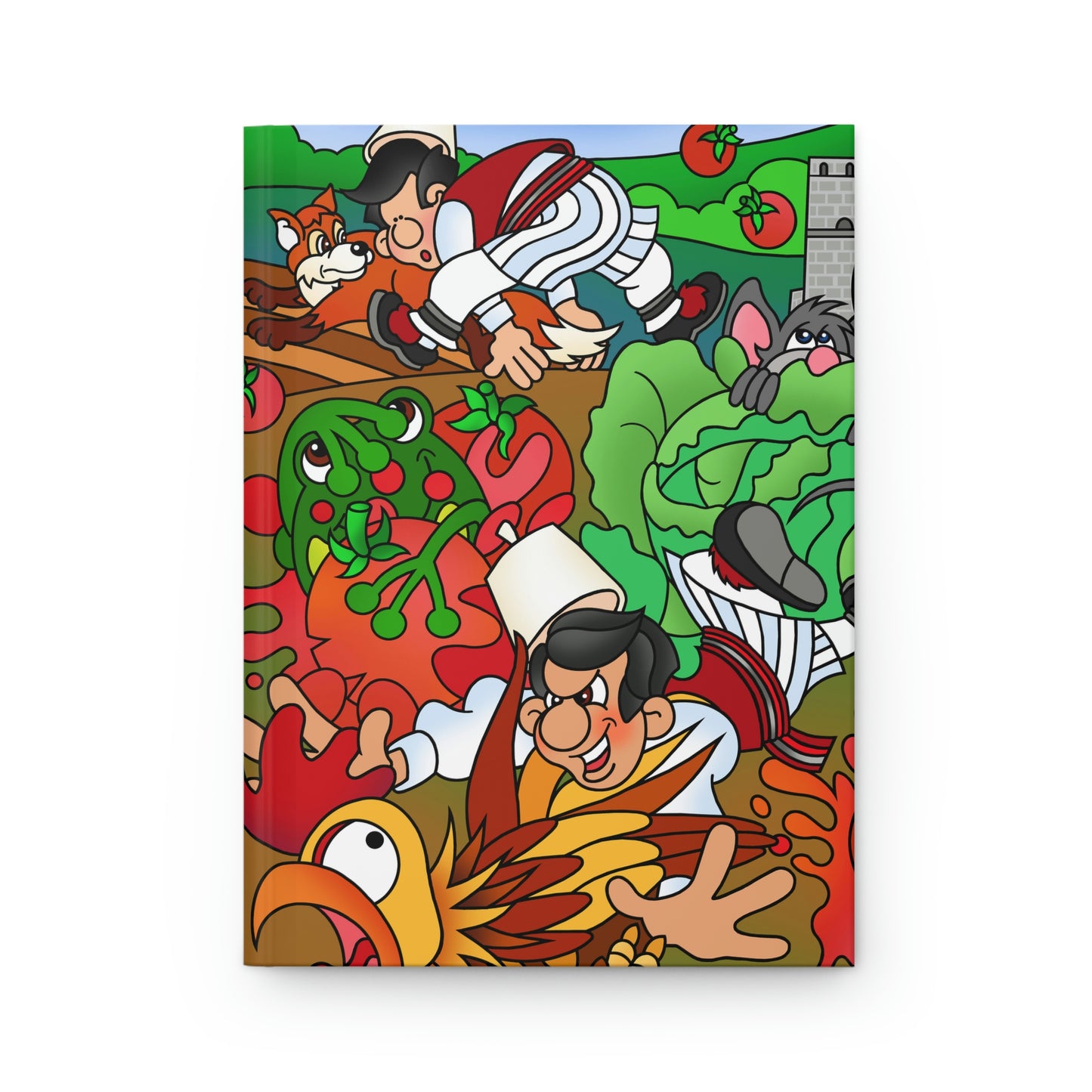 The Half Rooster! Hardcover Journal Matte