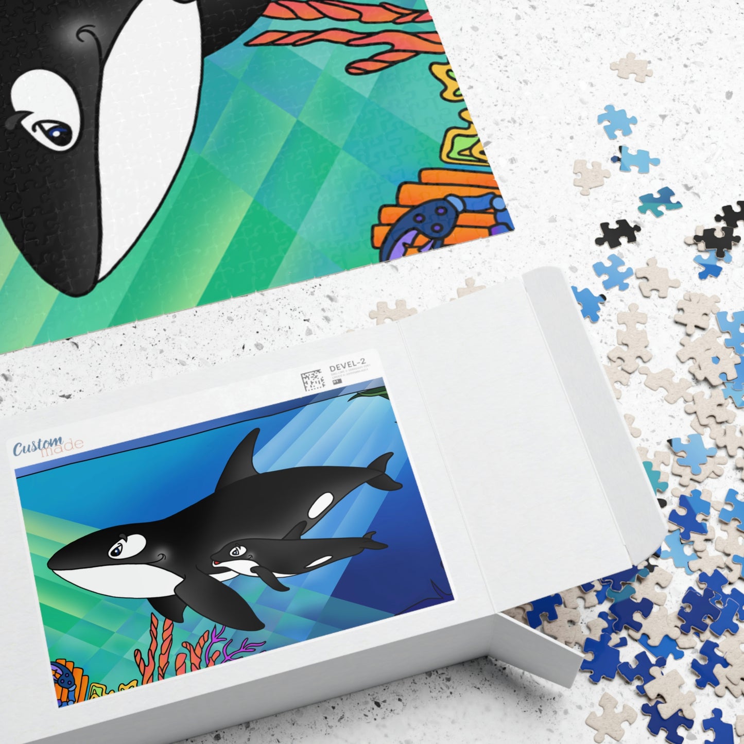 Orcas Puzzle (110, 252, 500, 1014-piece)