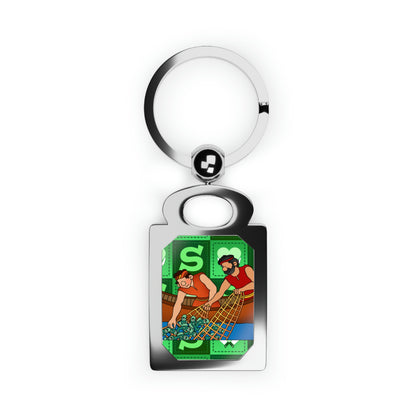 The Bible as Simple as ABC S Rectangle Photo Keyring