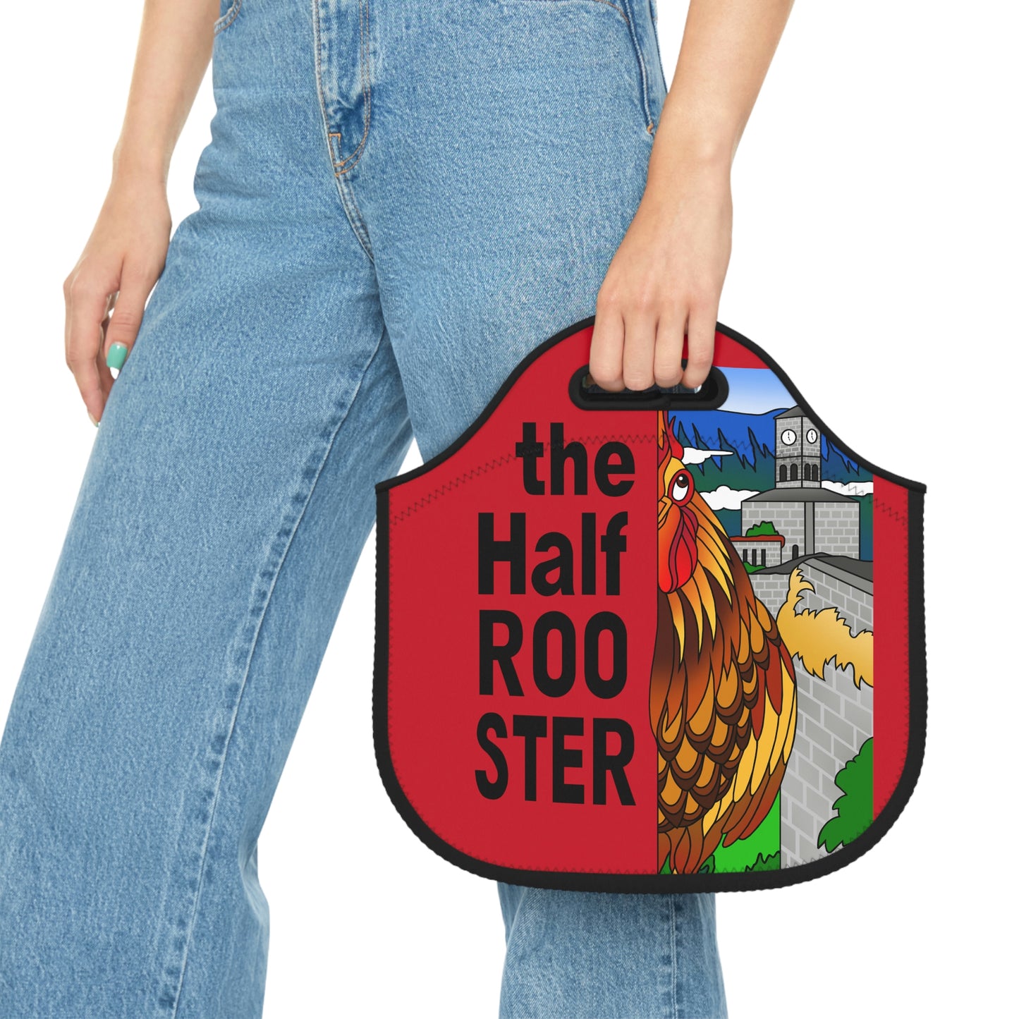 The Half Rooster Neoprene Lunch Bag