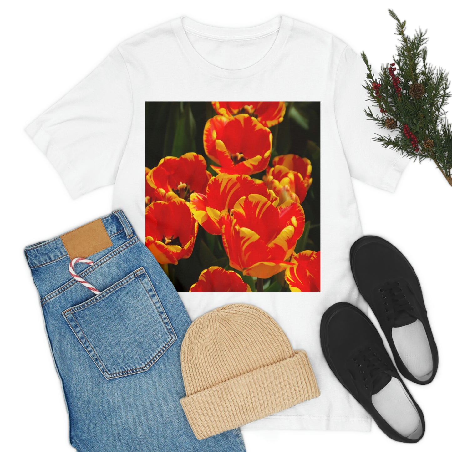 Flowers 19 Unisex Jersey Short Sleeve Tee