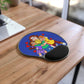 Triple Gratitude with Assorted Monsters Mouse Pad With Wrist Rest