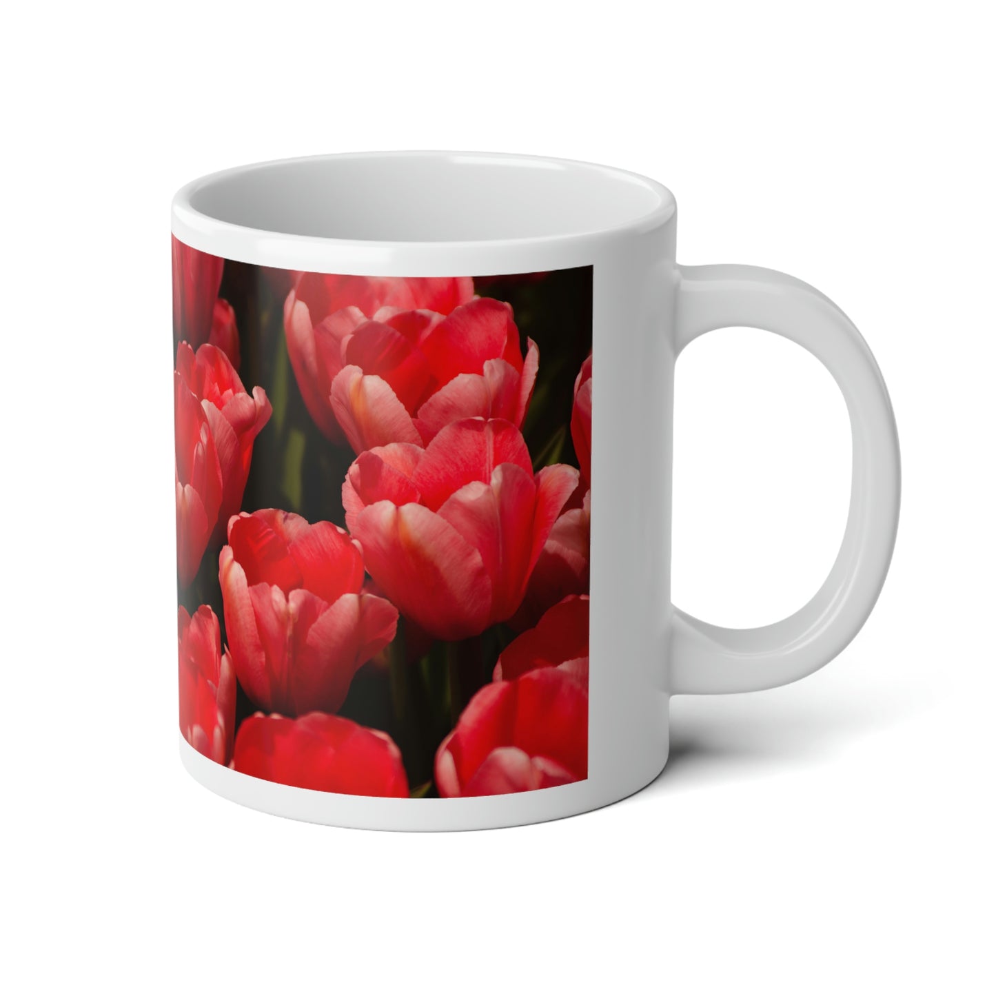 Flowers 09 Jumbo Mug, 20oz