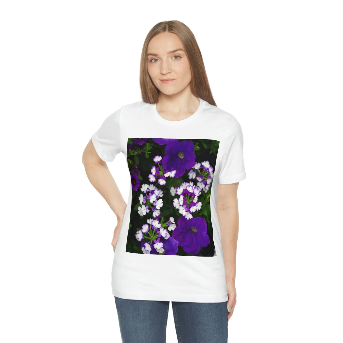 Flowers 04 Unisex Jersey Short Sleeve Tee
