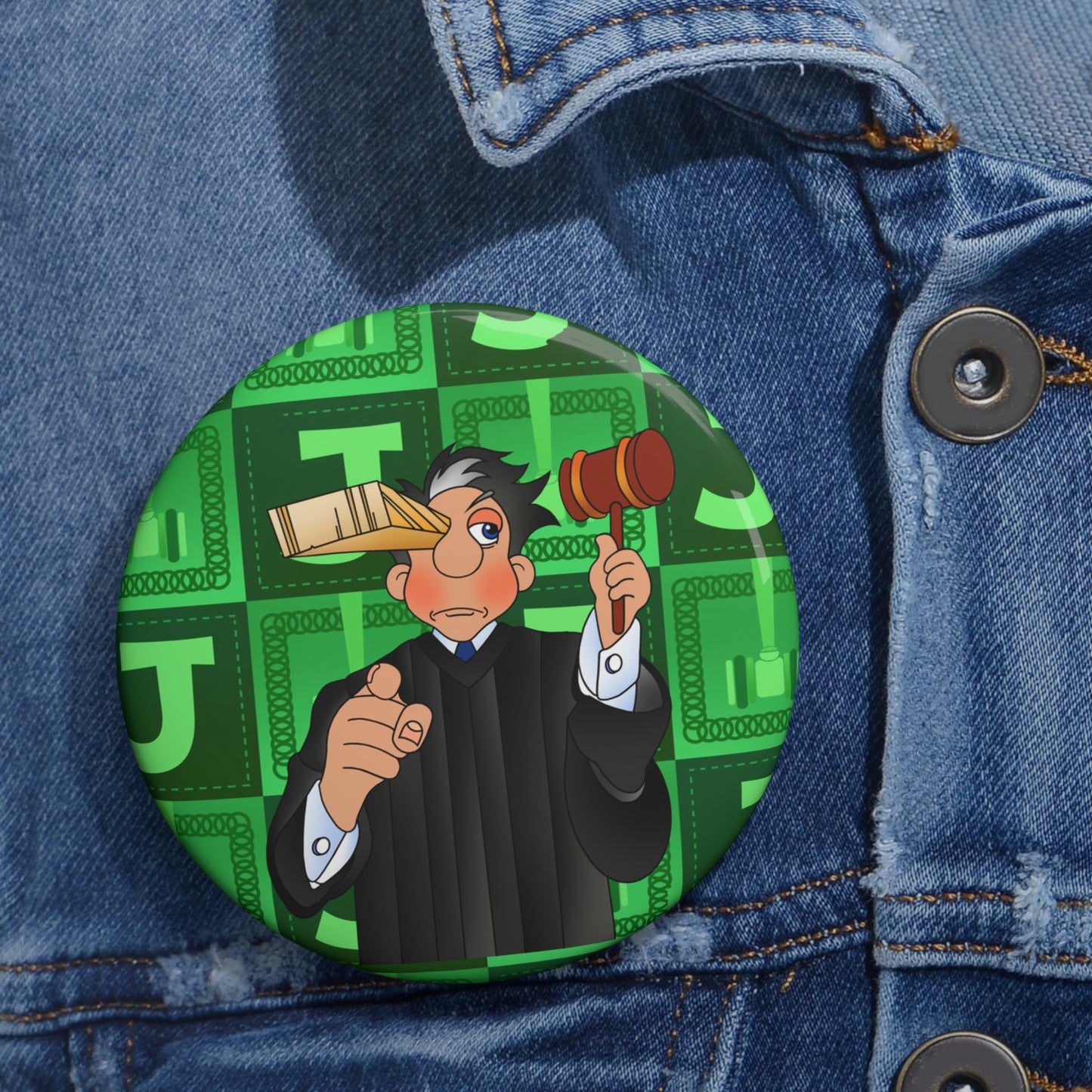 The Bible as Simple as ABC J Custom Pin Buttons