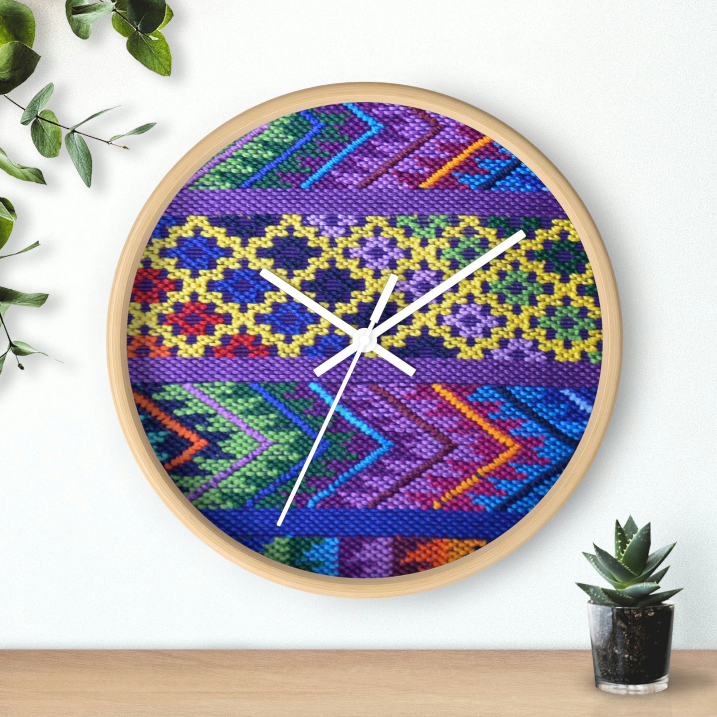 A Pack of Lies Fabric!!! Wall Clock