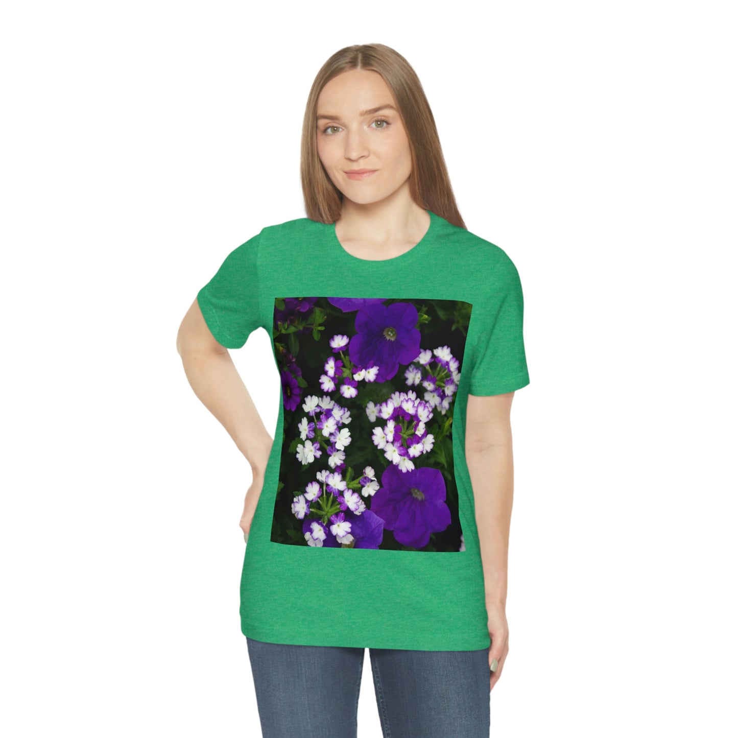 Flowers 04 Unisex Jersey Short Sleeve Tee