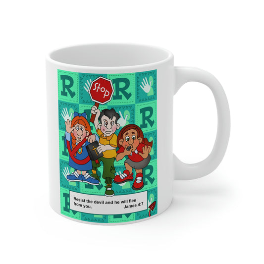 The Bible as Simple as ABC R Ceramic Mug 11oz