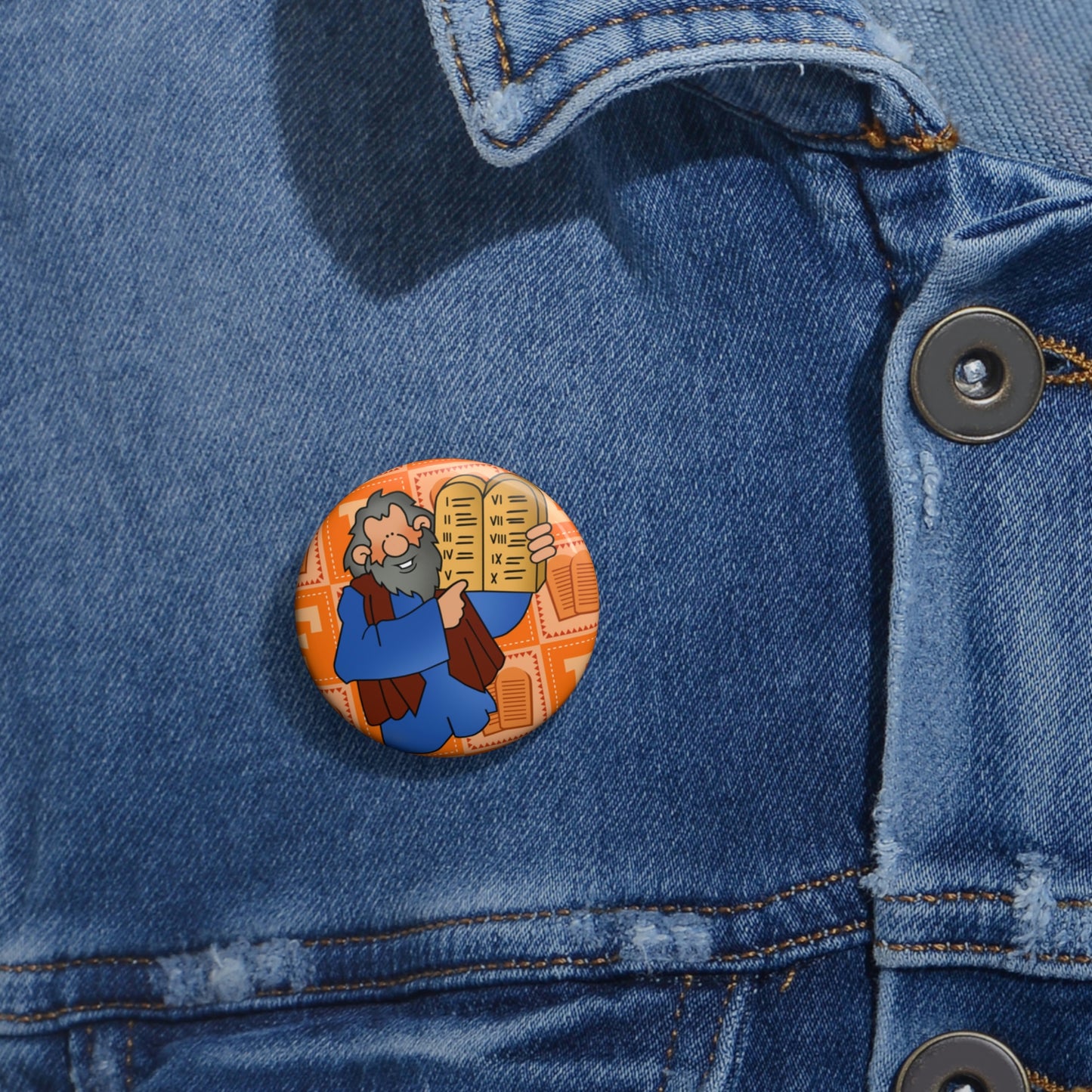 The Bible as Simple as ABC F Custom Pin Buttons