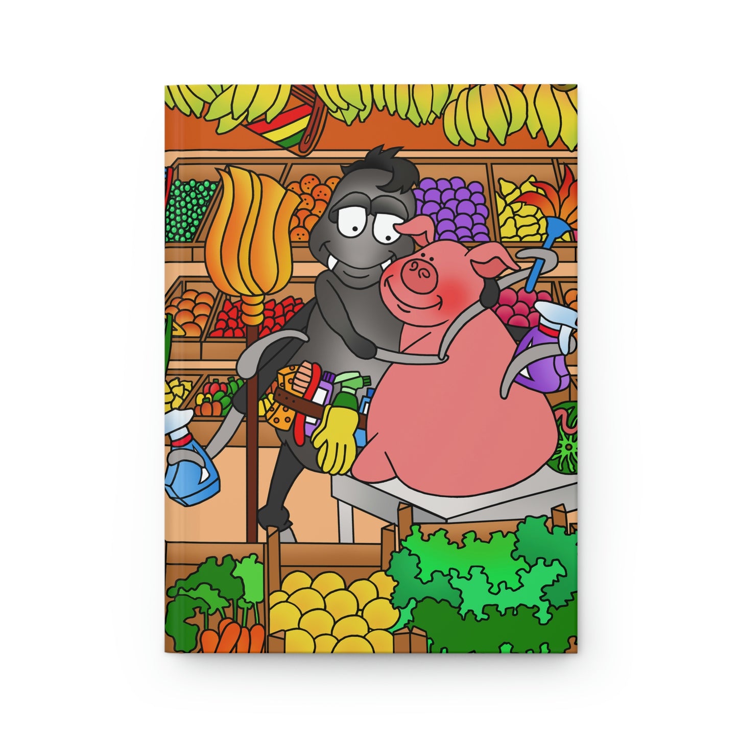 Anansi and the Market Pig Hardcover Journal Matte