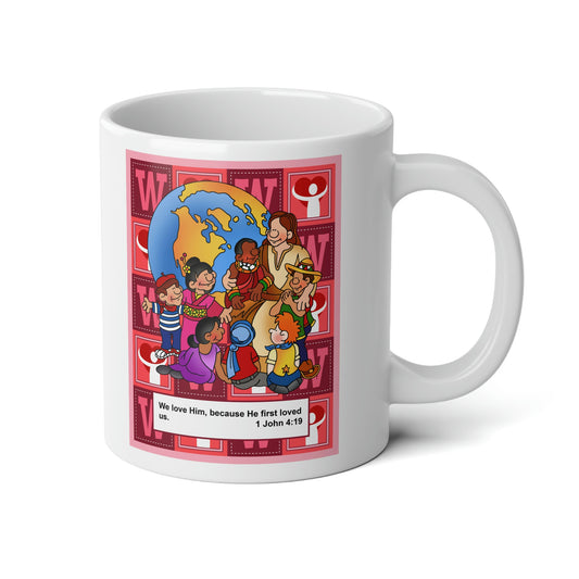 The Bible as Simple as ABC W Jumbo Mug, 20oz