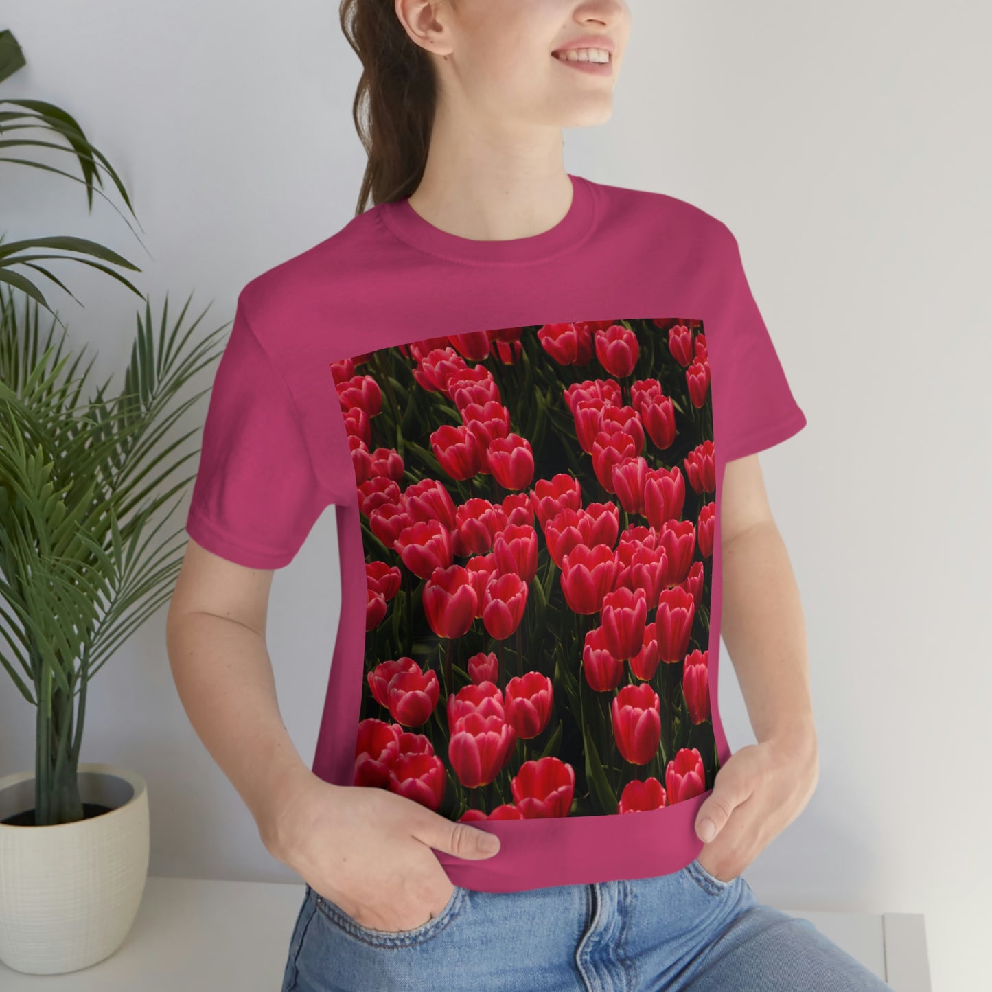 Flowers 24 Unisex Jersey Short Sleeve Tee