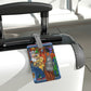 Once Upon West Africa! Saffiano Polyester Luggage Tag, Rectangle