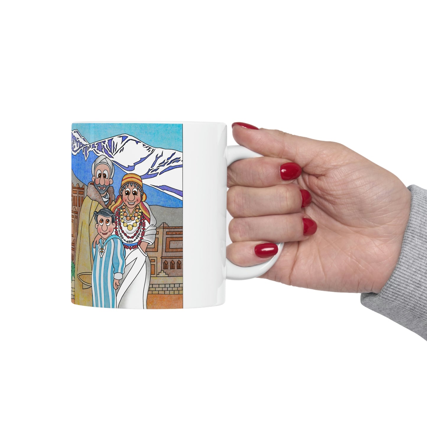 The Stone at the Door Ceramic Mug 11oz