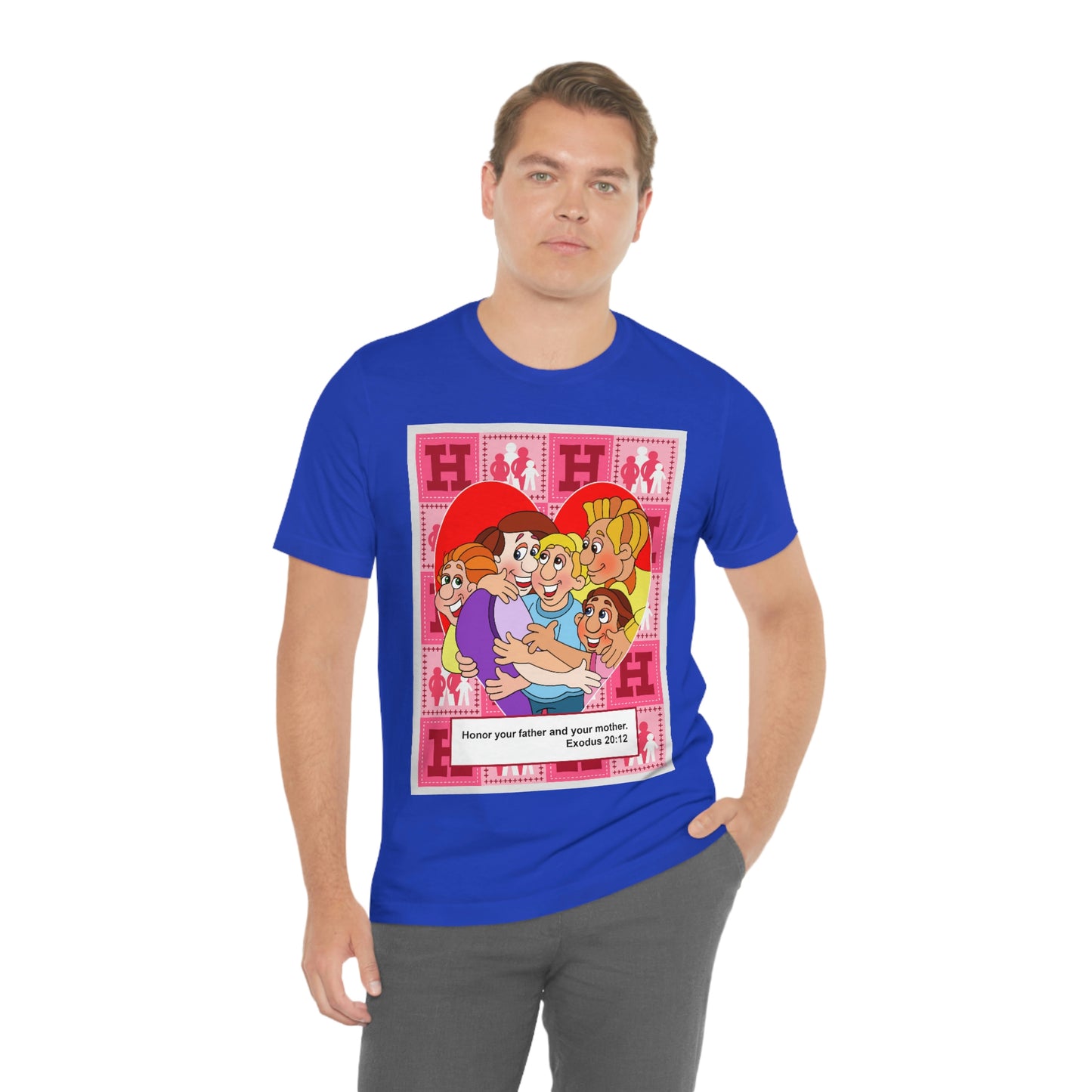 The Bible as Simple as ABC H Unisex Jersey Short Sleeve Tee
