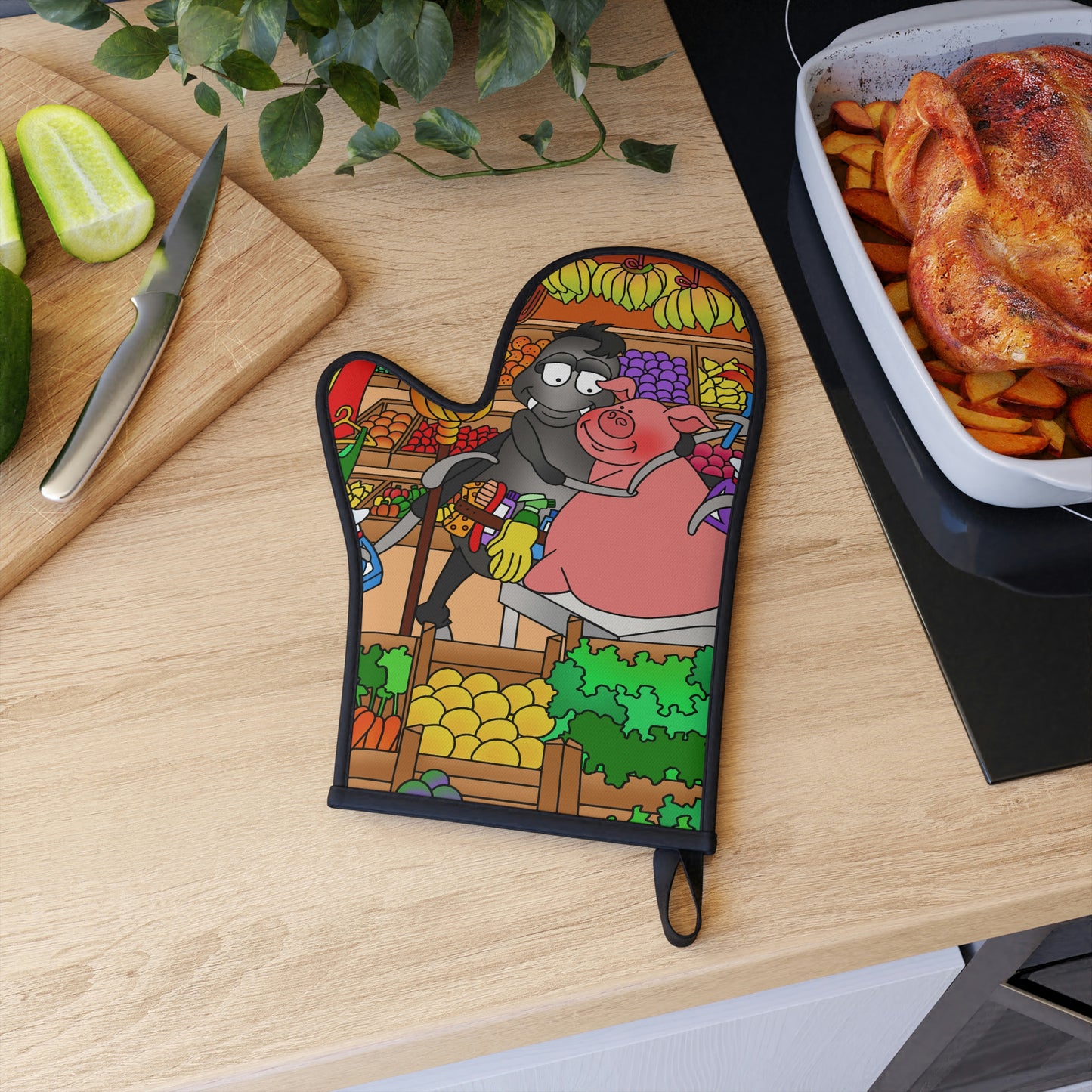 Anansi and the Market Pig Oven Glove