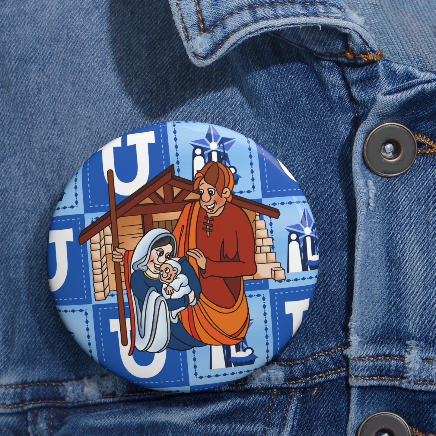 The Bible as Simple as ABC U Custom Pin Buttons