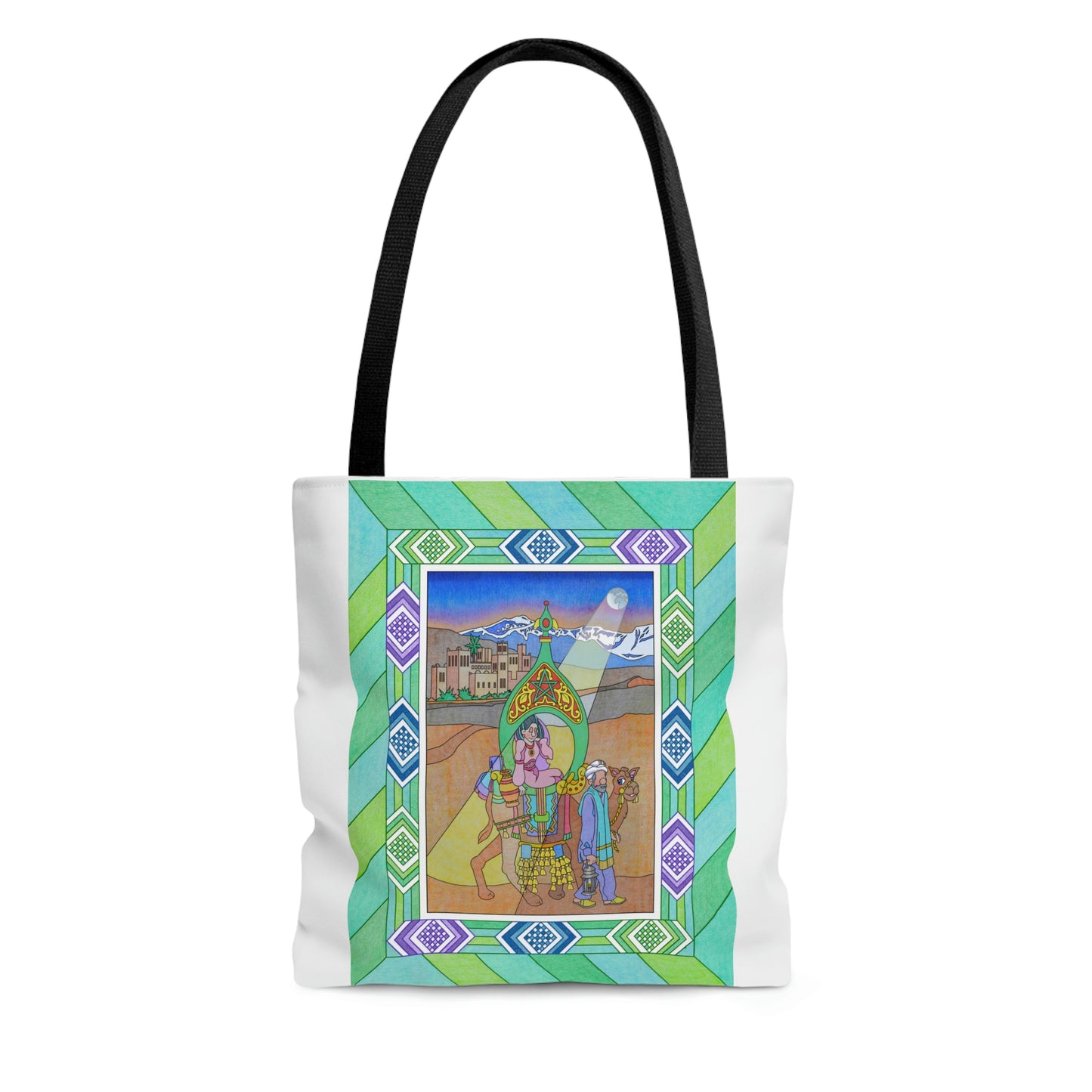 The Stone at the Door! AOP Tote Bag