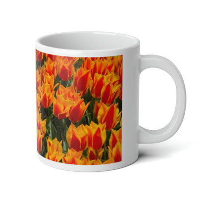 Flowers 18 Jumbo Mug, 20oz