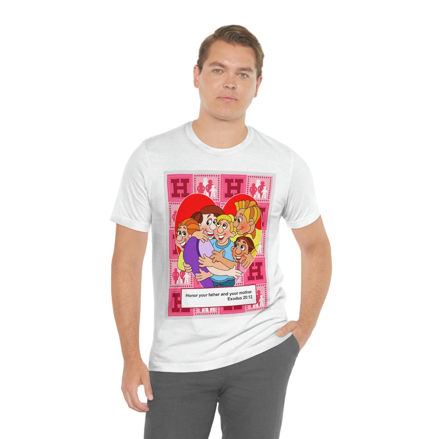 The Bible as Simple as ABC H Unisex Jersey Short Sleeve Tee