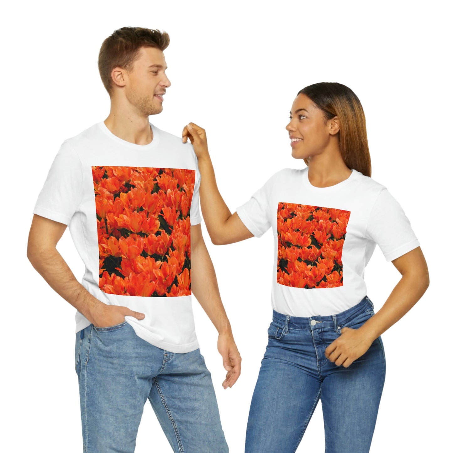 Flowers 03 Unisex Jersey Short Sleeve Tee