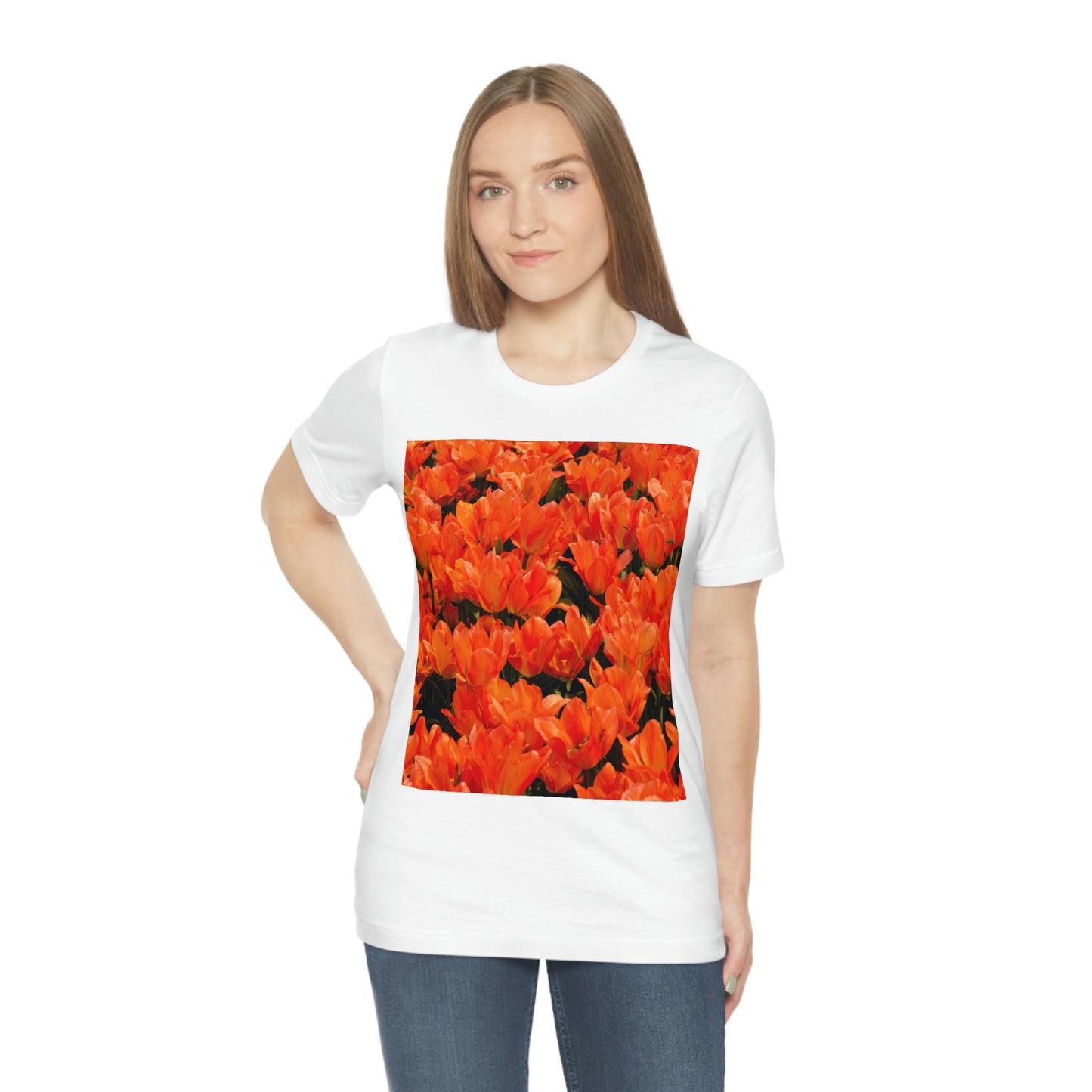 Flowers 03 Unisex Jersey Short Sleeve Tee