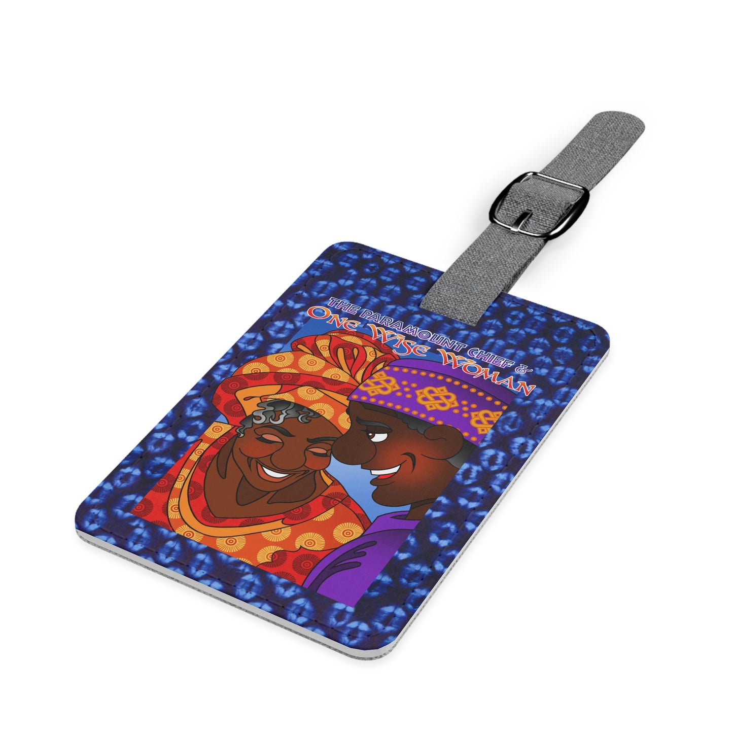 The Paramount Chief and One Wise Woman Saffiano Polyester Luggage Tag, Rectangle