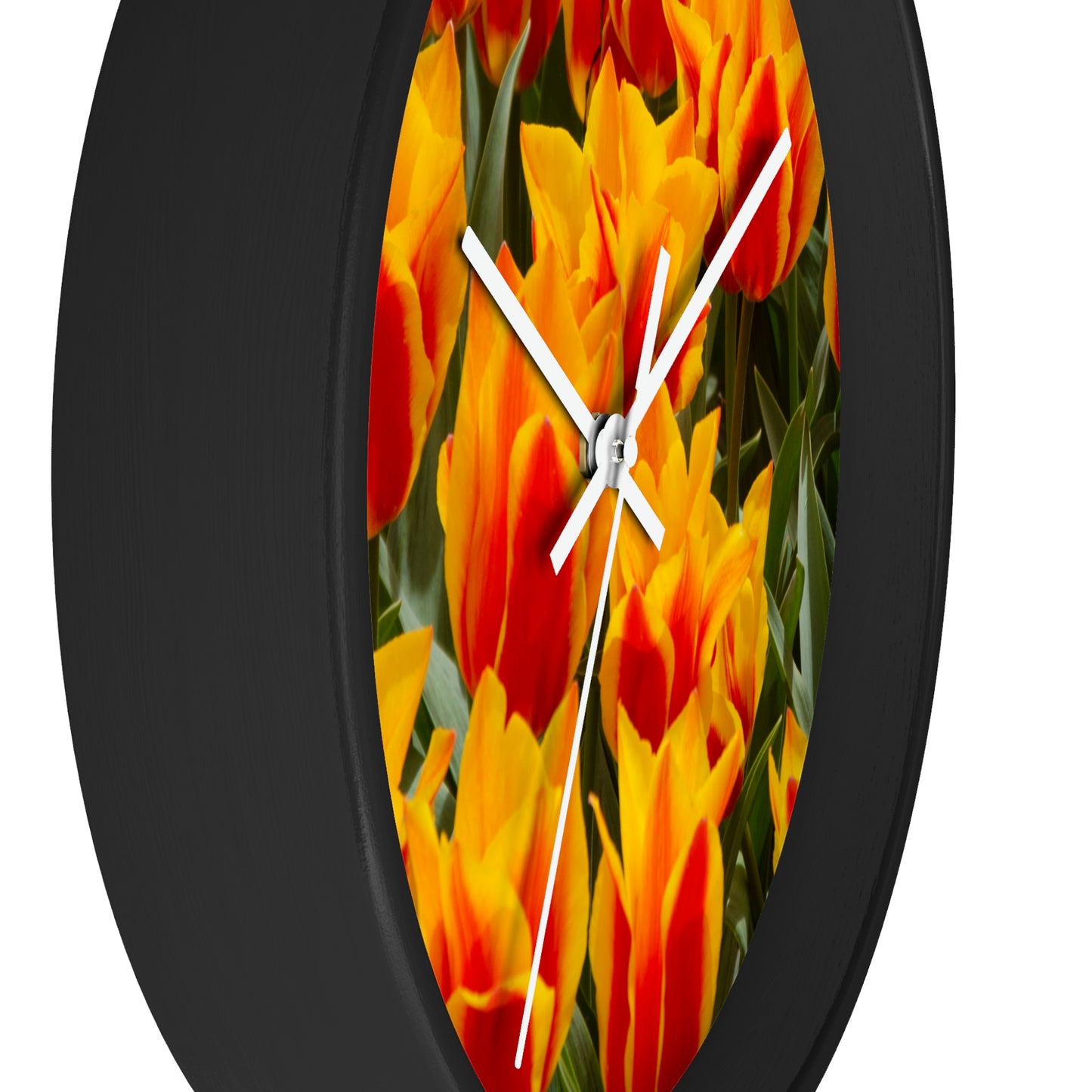 Flowers 18 Wall Clock