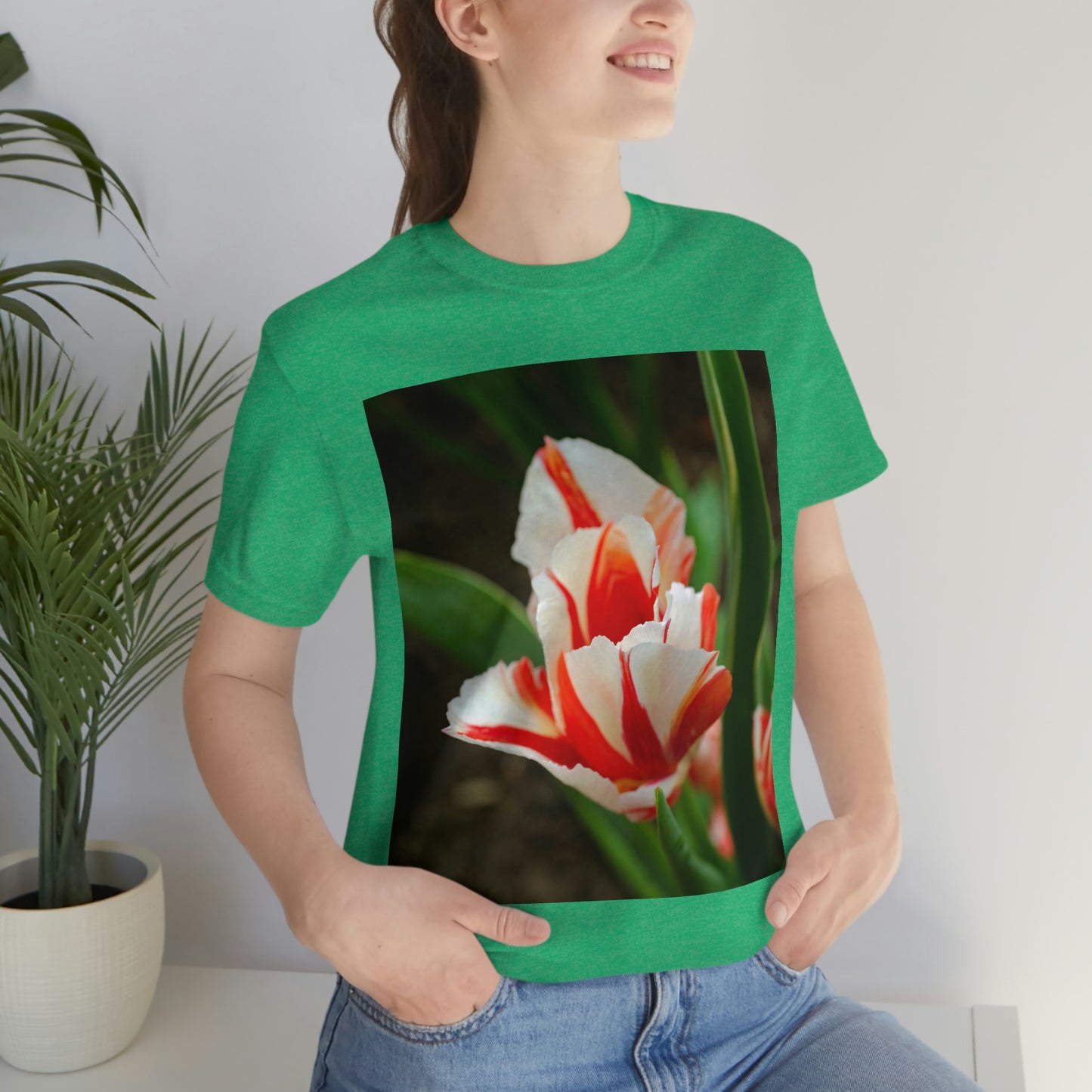 Flowers 06 Unisex Jersey Short Sleeve Tee