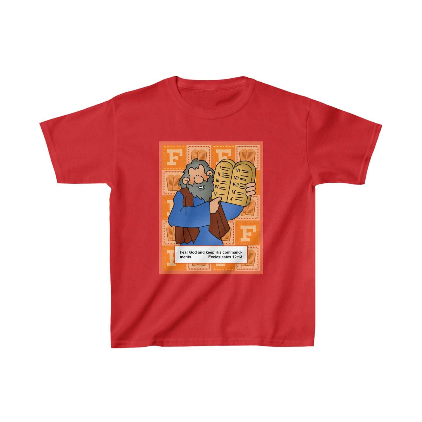 The Bible as Simple as ABC F Kids Heavy Cotton™ Tee