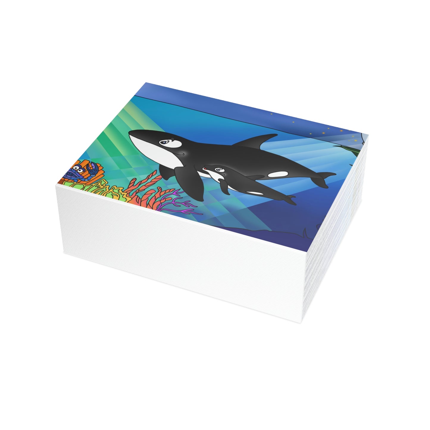 Orcas Greeting Card Bundles (envelopes not included)