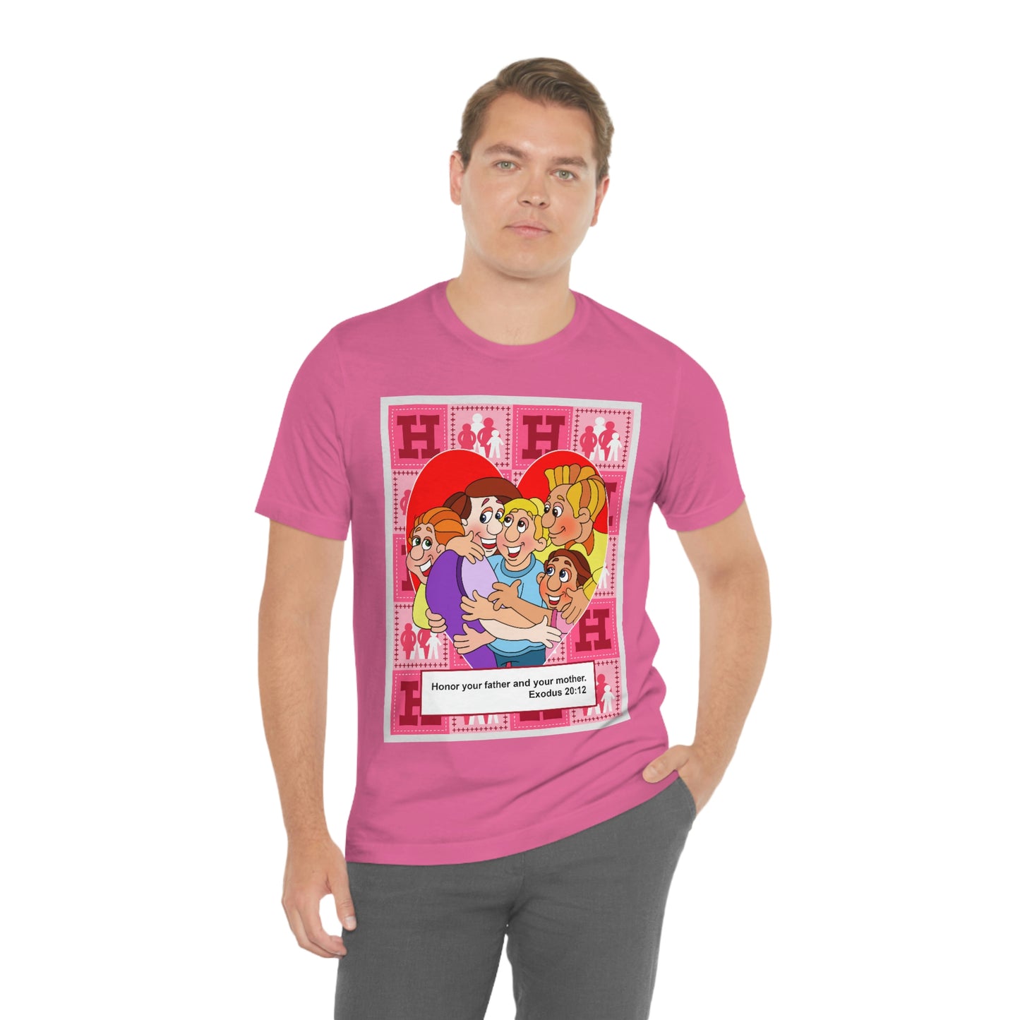 The Bible as Simple as ABC H Unisex Jersey Short Sleeve Tee