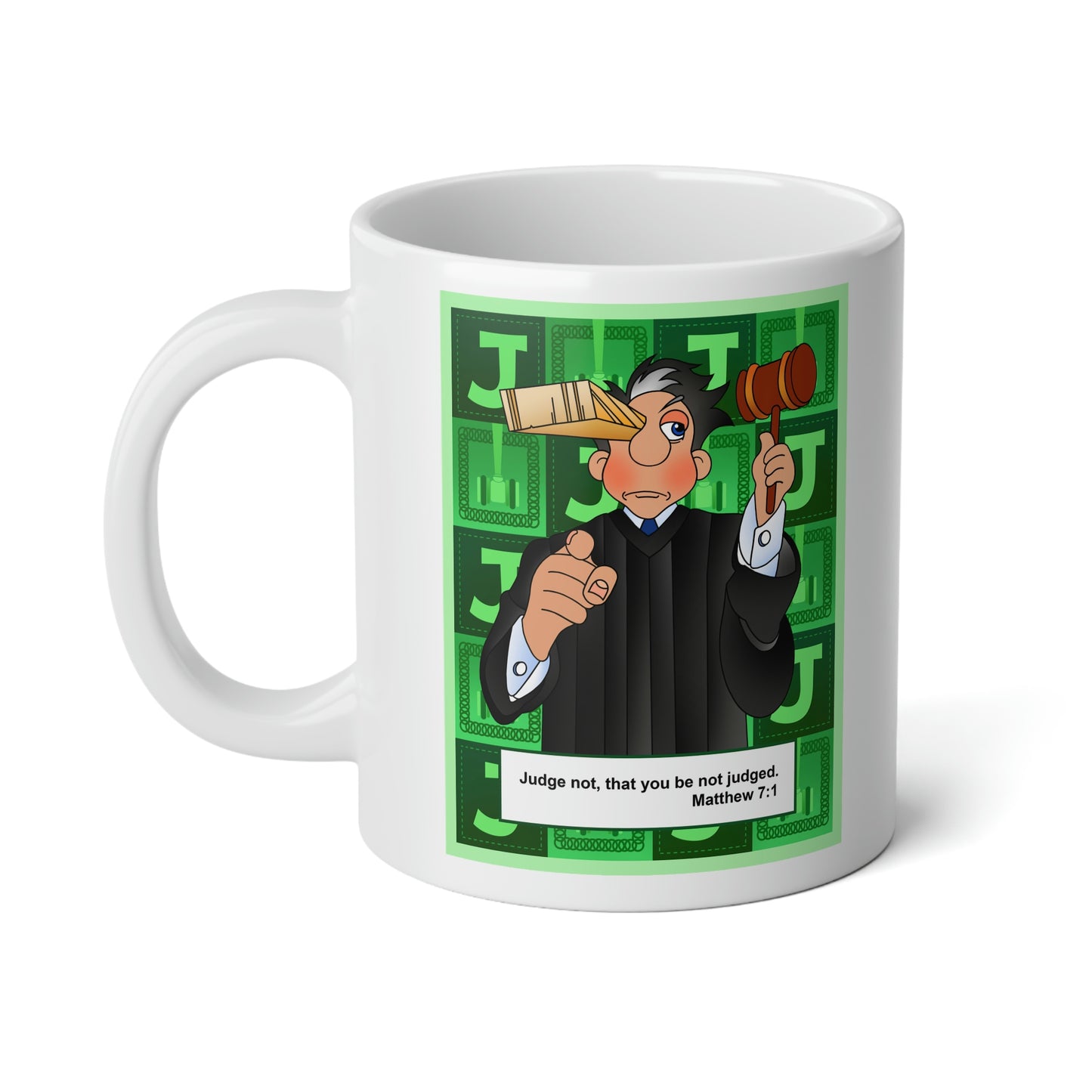 The Bible as Simple as ABC J Jumbo Mug, 20oz