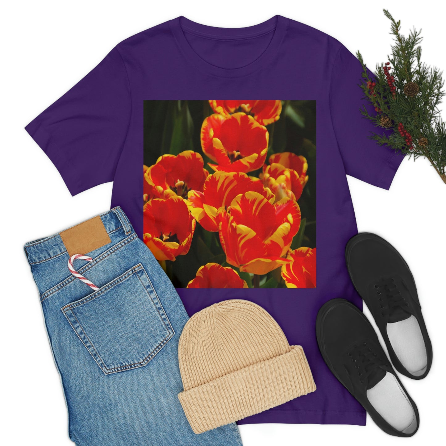 Flowers 19 Unisex Jersey Short Sleeve Tee
