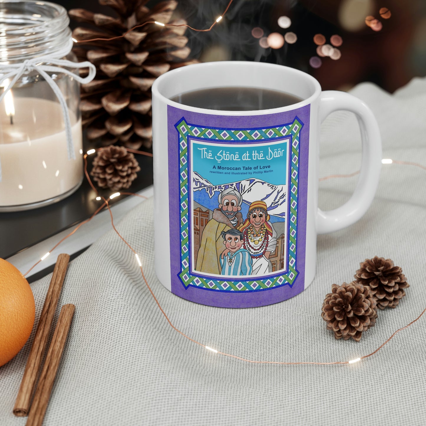 The Stone at the Door!! Ceramic Mug 11oz