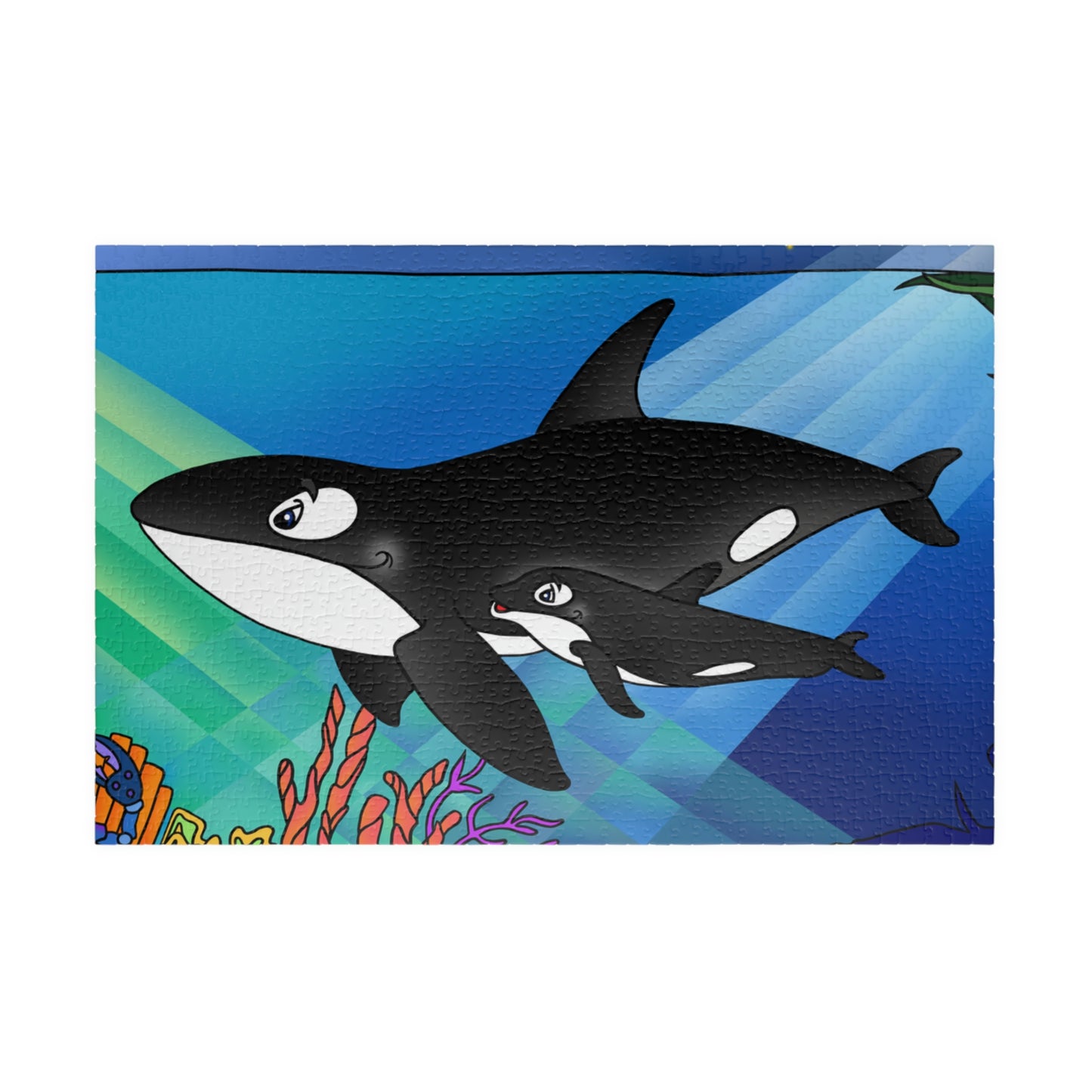 Orcas Puzzle (110, 252, 500, 1014-piece)