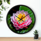 Flowers 25 Wall Clock