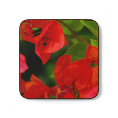 Flowers 28 Hardboard Back Coaster