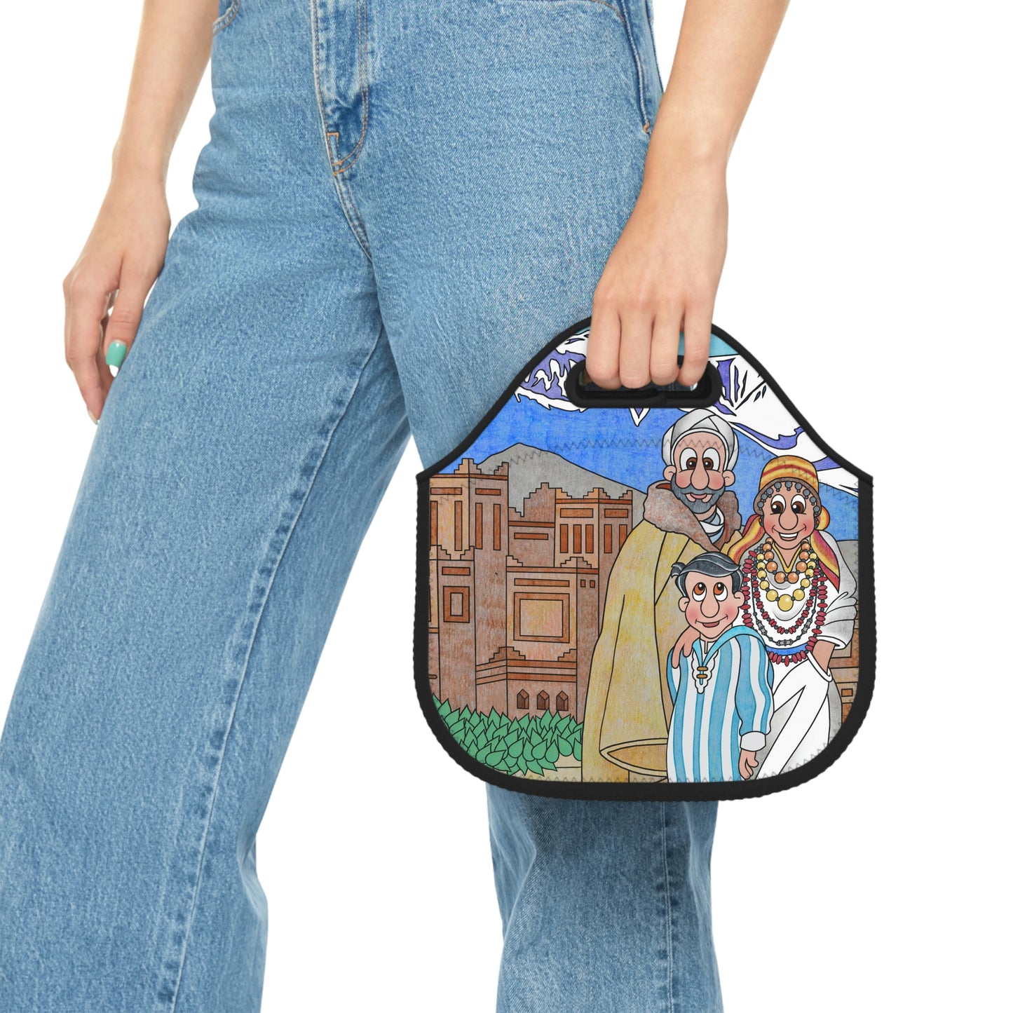 The Stone at the Door Neoprene Lunch Bag