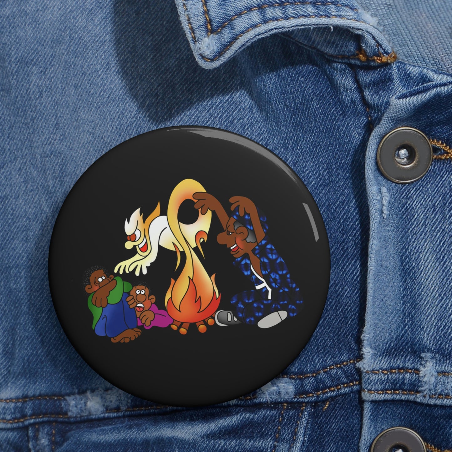 Once Upon West Africa!! Custom Pin Buttons