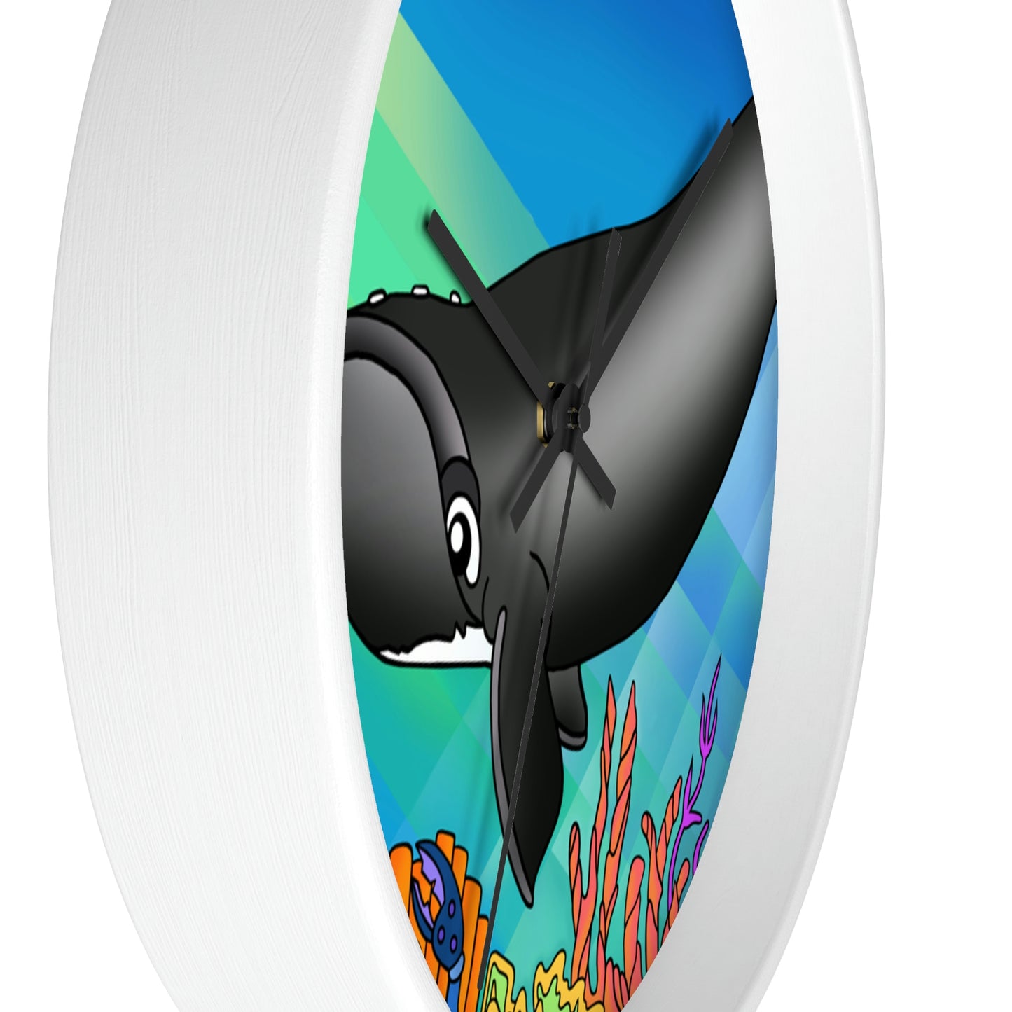Gray Whale Wall Clock